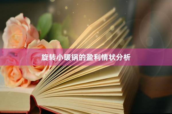 旋转小暖锅的盈利情状分析